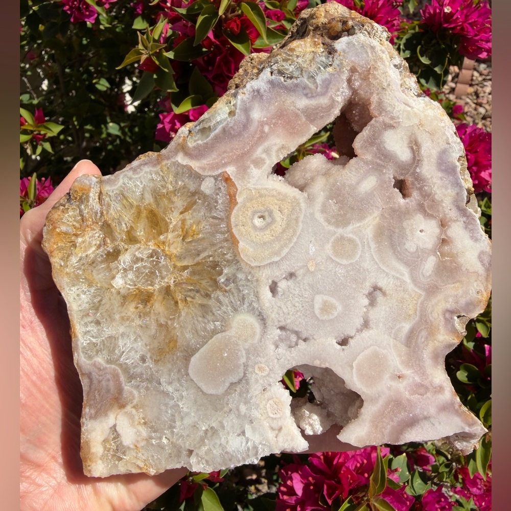 Pink Amethyst Chunk with Stand